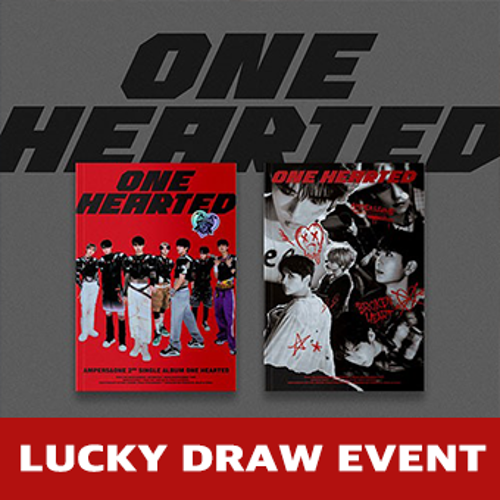 [LUCKY DRAW EVENT]  앰퍼샌드원(AMPERS&amp;ONE) - 2nd SINGLE ALBUM [ONE HEARTED] (앨범2종 중 랜덤1종)