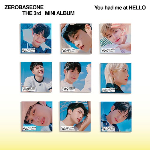 ZEROBASEONE - 3rd MINI ALBUM [You had me at HELLO] (Digipack ver.)[세트/앨범9종]